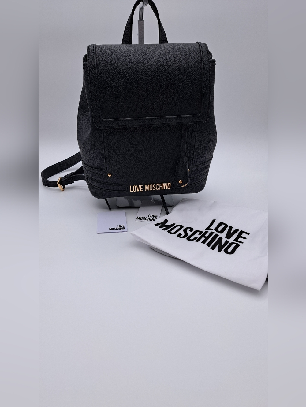 Love Moschino Daily Love Logo Backpack - Picture 14 of 14